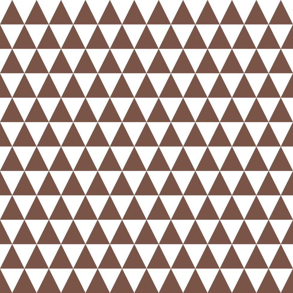 Brown triangle pattern background. Triangle pattern background. Triangle background. Seamless pattern. for backdrop, decoration, Gift wrapping vector