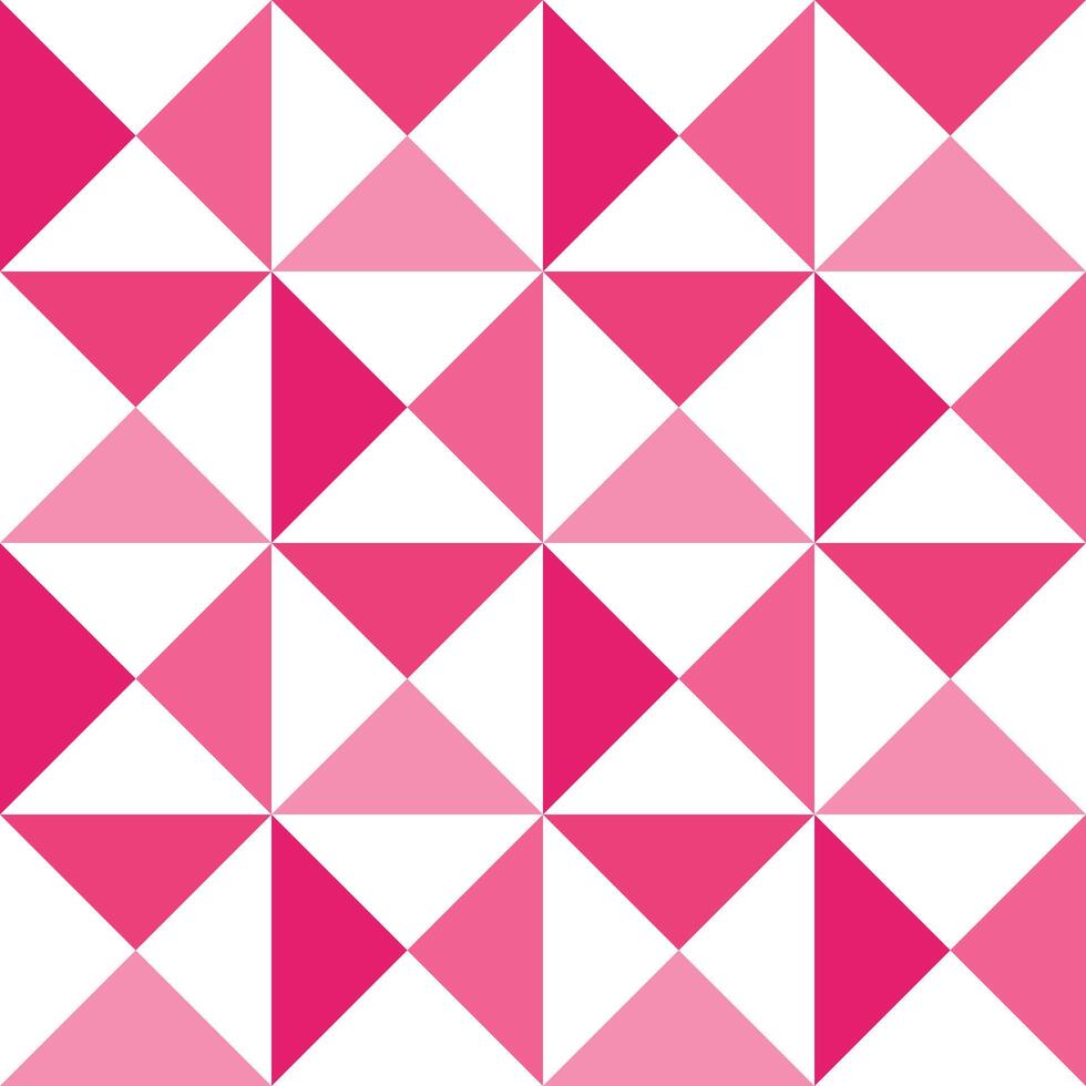 Pink triangle pattern background. Triangle pattern background. Triangle background. Seamless pattern. for backdrop, decoration, Gift wrapping vector