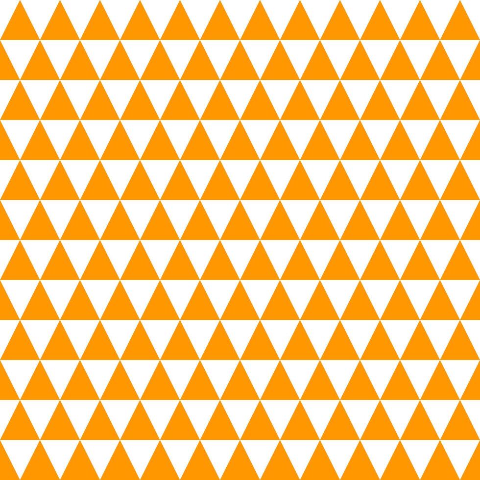 Orange triangle pattern background. Triangle pattern background. Triangle background. Seamless pattern. for backdrop, decoration, Gift wrapping vector