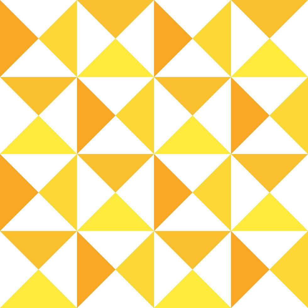 Yellow triangle pattern background. Triangle pattern background. Triangle background. Seamless pattern. for backdrop, decoration, Gift wrapping vector