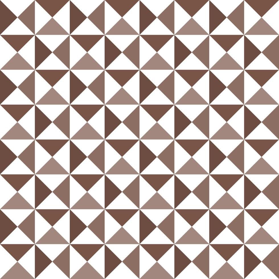 Brown triangle pattern background. Triangle pattern background. Triangle background. Seamless pattern. for backdrop, decoration, Gift wrapping vector