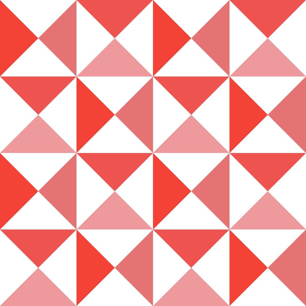 Red triangle pattern background. Triangle pattern background. Triangle background. Seamless pattern. for backdrop, decoration, Gift wrapping vector