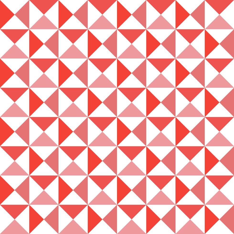 Red triangle pattern background. Triangle pattern background. Triangle background. Seamless pattern. for backdrop, decoration, Gift wrapping vector