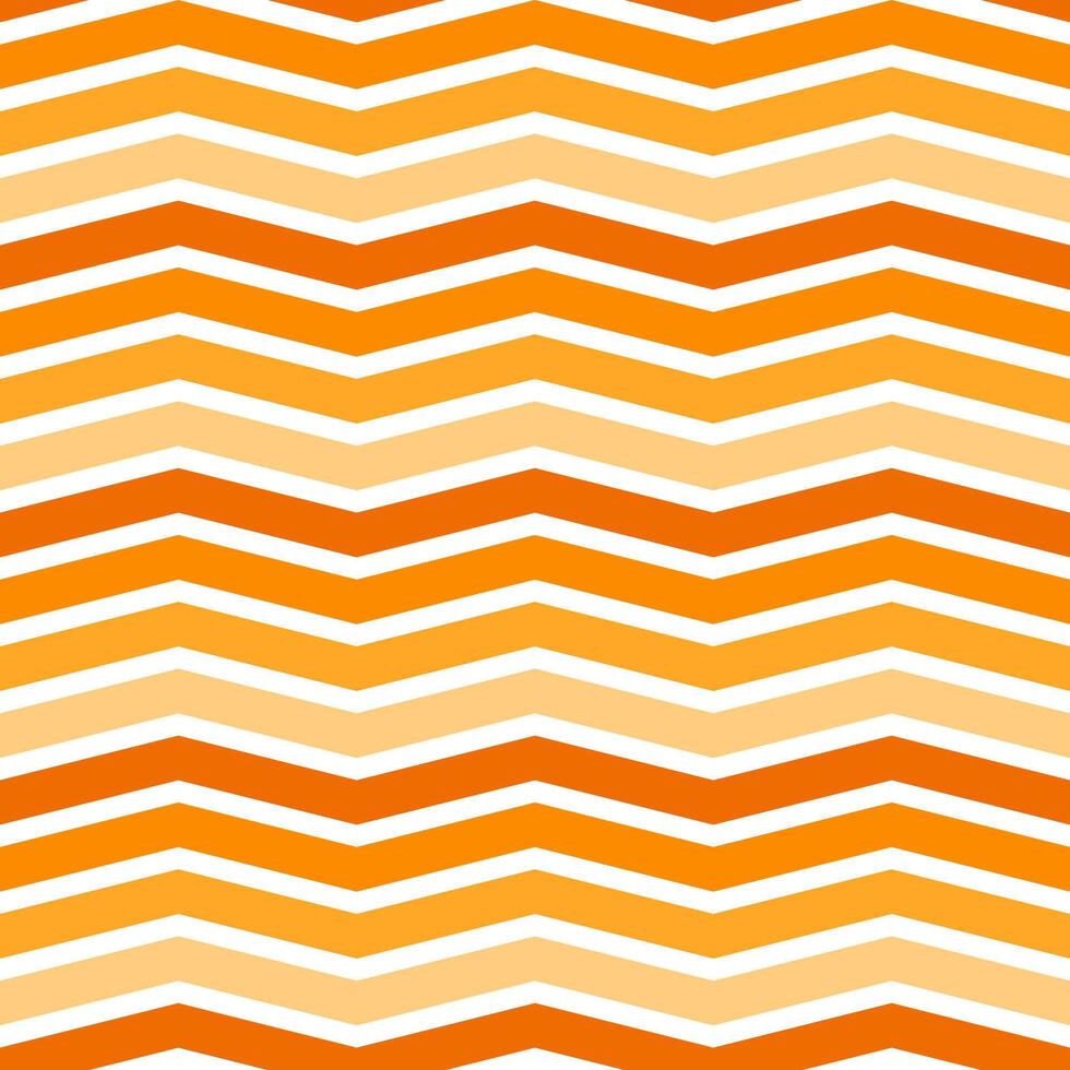 Orange zigzag pattern. zigzag line pattern. zigzag seamless pattern. Decorative elements, clothing, paper wrapping, bathroom tiles, wall tiles, backdrop, background. vector