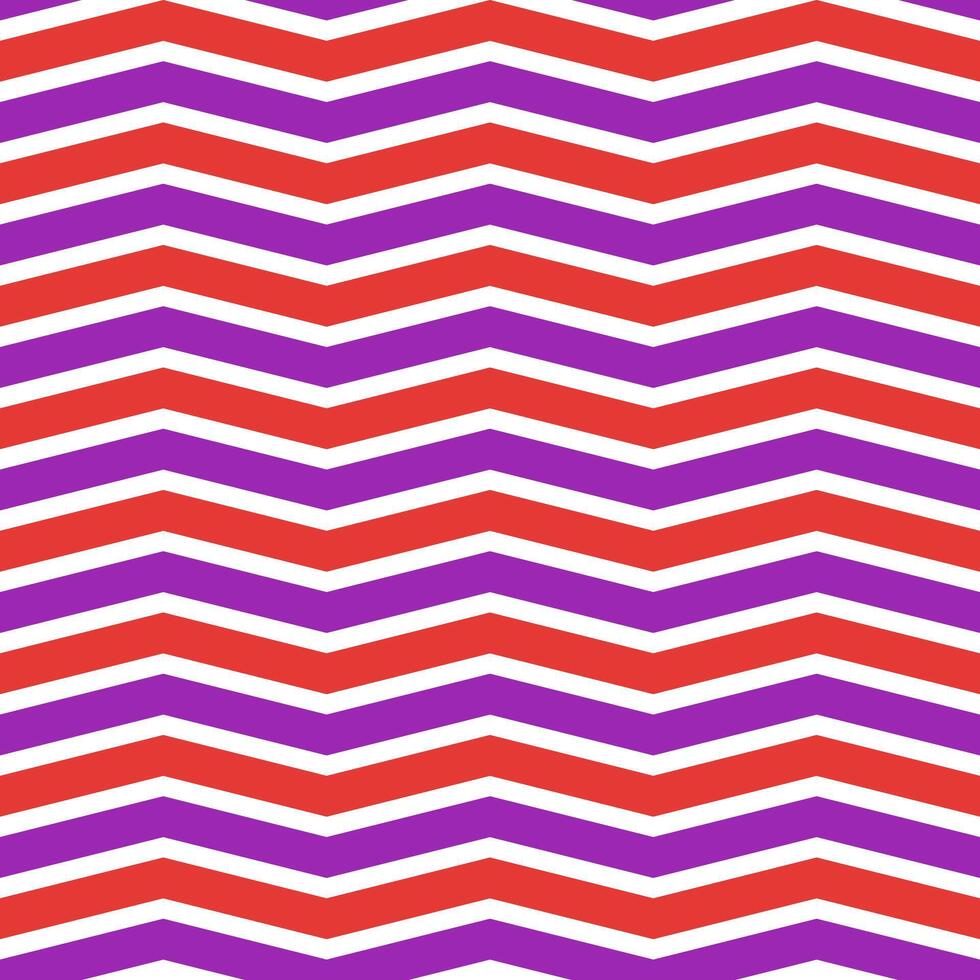 Red and purple zigzag pattern. zigzag line pattern. zigzag seamless pattern. Decorative elements, clothing, paper wrapping, bathroom tiles, wall tiles, backdrop, background. vector