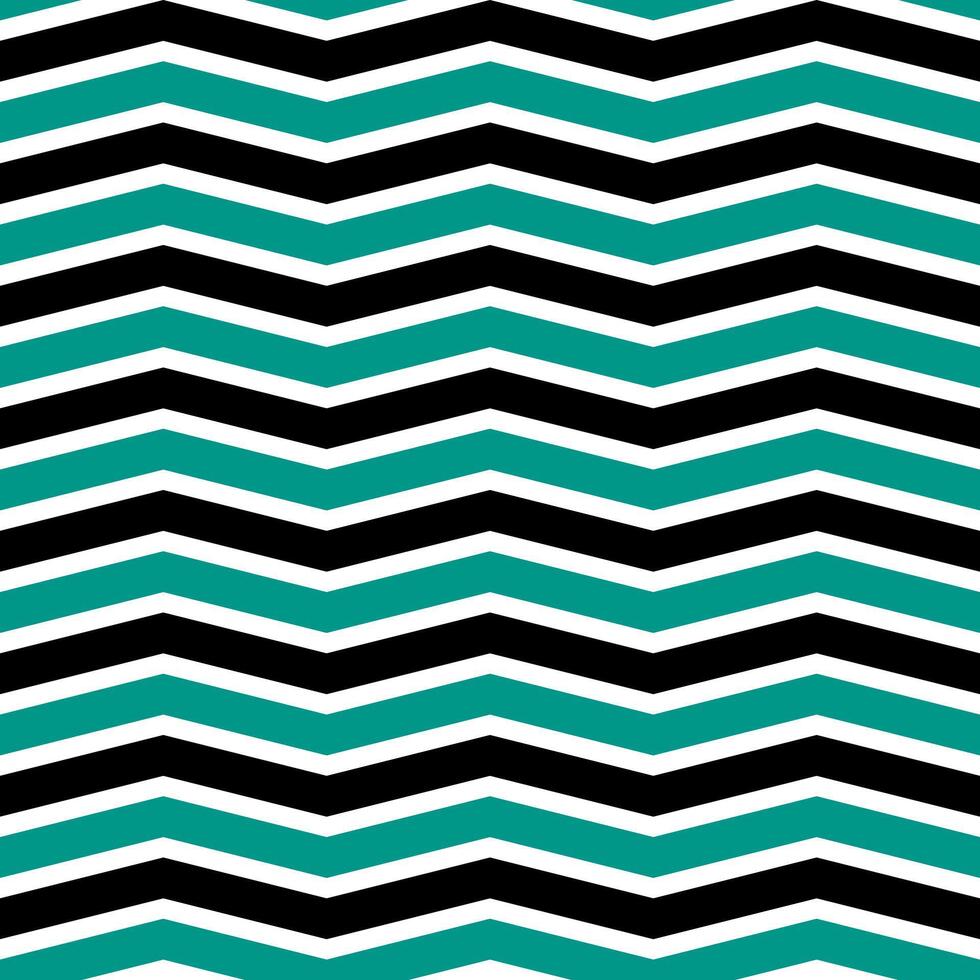 Green and black zigzag pattern. zigzag line pattern. zigzag seamless pattern. Decorative elements, clothing, paper wrapping, bathroom tiles, wall tiles, backdrop, background. vector