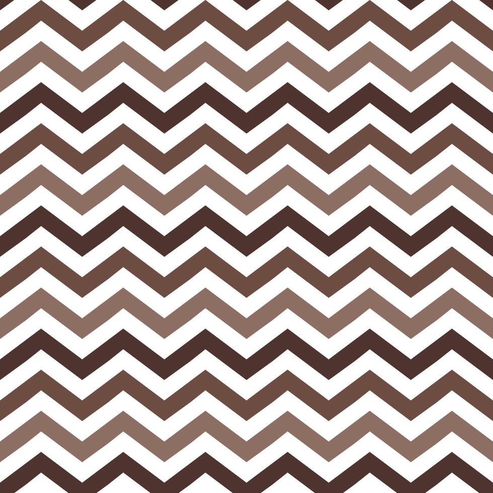 Brown zigzag pattern. zigzag line pattern. zigzag seamless pattern. Decorative elements, clothing, paper wrapping, bathroom tiles, wall tiles, backdrop, background. vector