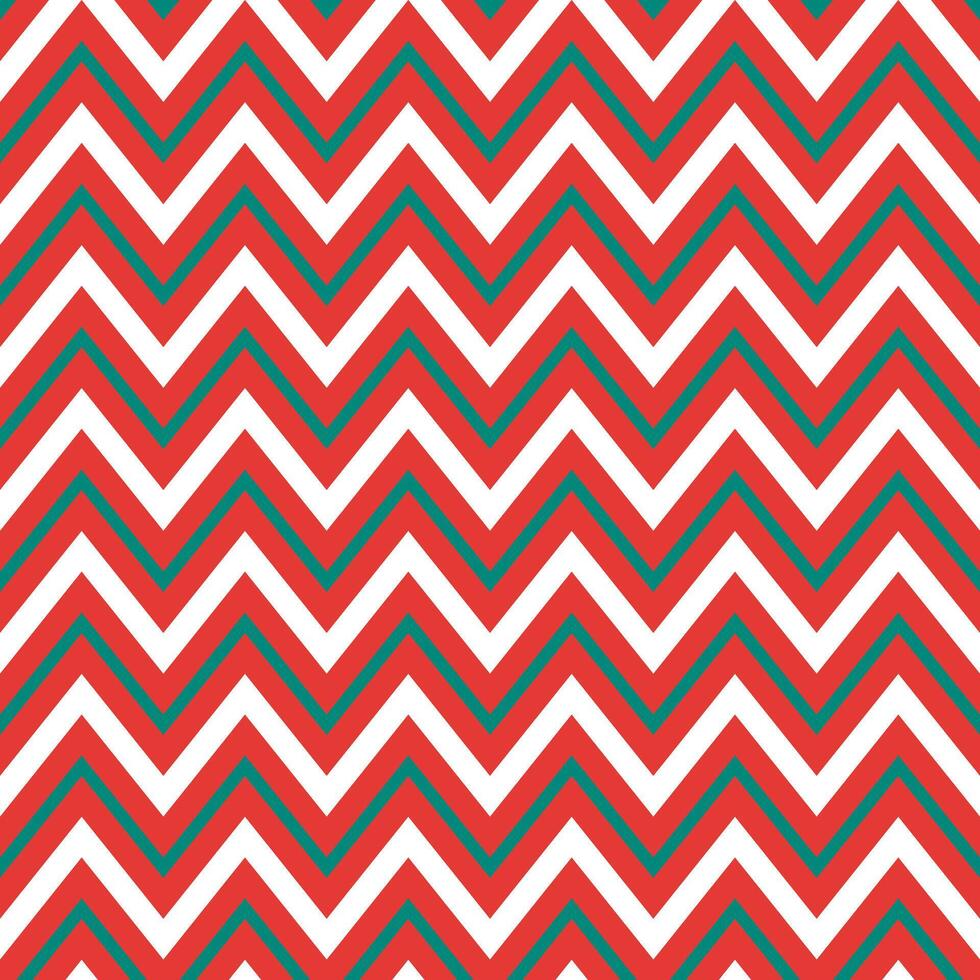 Red and green zigzag pattern. zigzag line pattern. zigzag seamless pattern. Decorative elements, clothing, paper wrapping, bathroom tiles, wall tiles, backdrop, background. Christmas decoration. vector