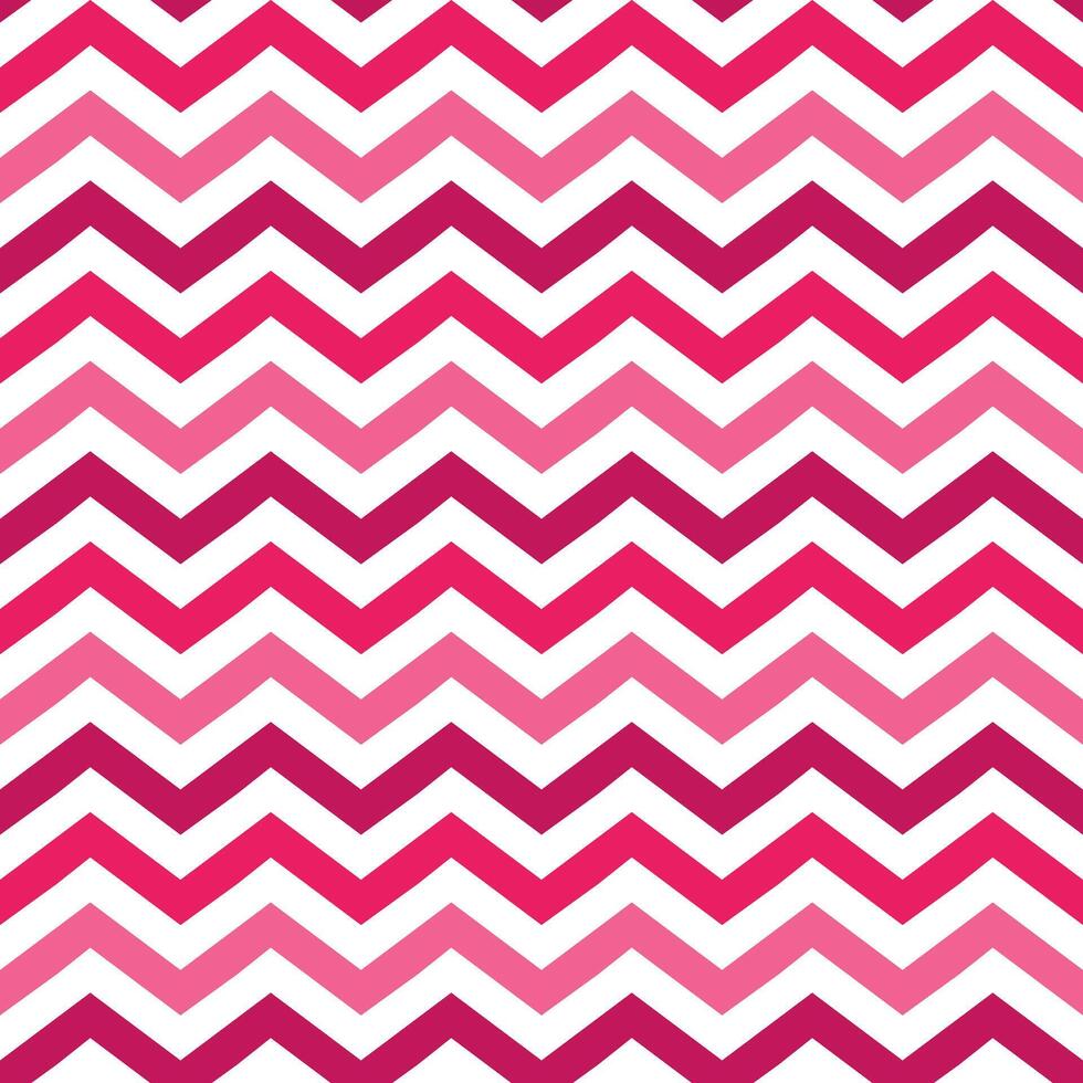 Pink zigzag pattern. zigzag line pattern. zigzag seamless pattern. Decorative elements, clothing, paper wrapping, bathroom tiles, wall tiles, backdrop, background. vector