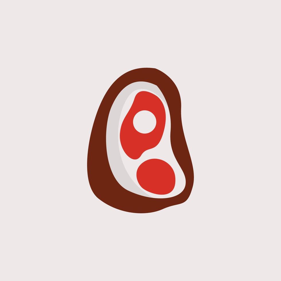 Beef Logo, Meat Steak Vector, Grill Cuisine Design, Steak Restaurant Brand Template Icon vector