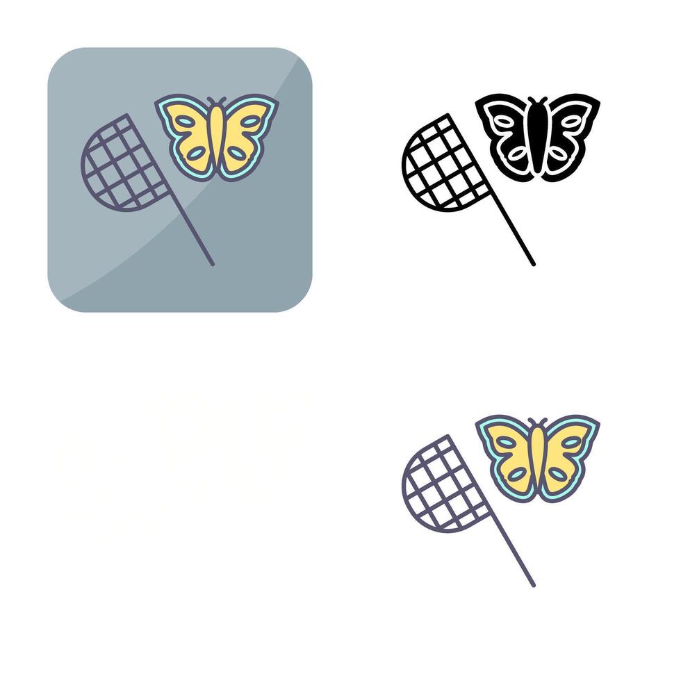 Butterfly Catcher Vector Icon