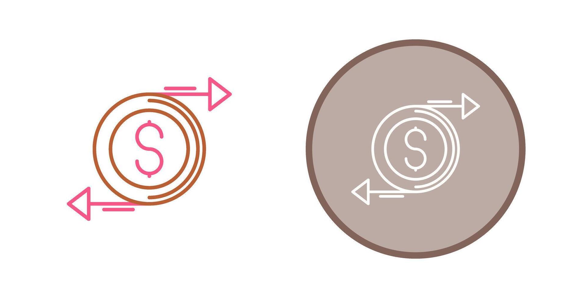 Money Flow Vector Icon