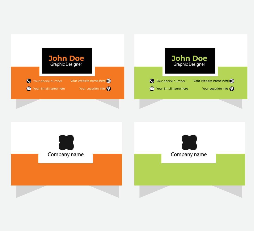 business card design template vector