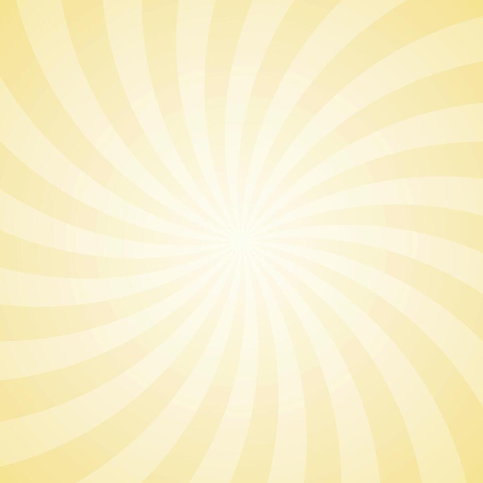 Swirling Vanilla Brown Sunlight Beam Effect In Blank Square Plain Background vector