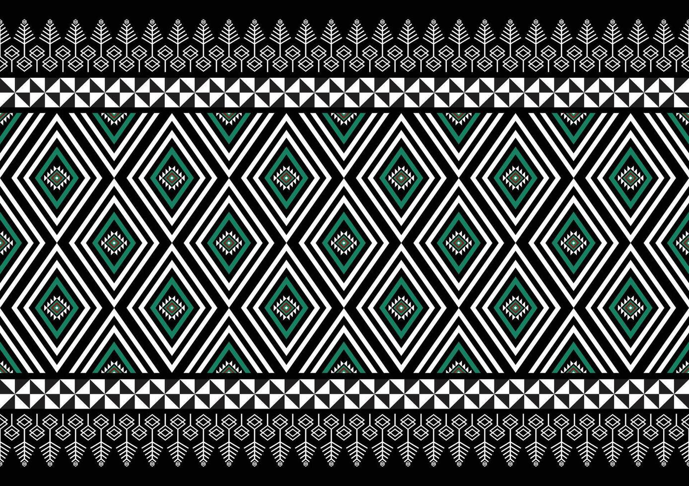 Ethnic geometric seamless fabric pattern Cross Stitch.Ikat embroidery oriental Pixel pattern brown background. Abstract,,illustration. Texture,Cross Stitch,frame,decoration,carpet wallpaper. vector