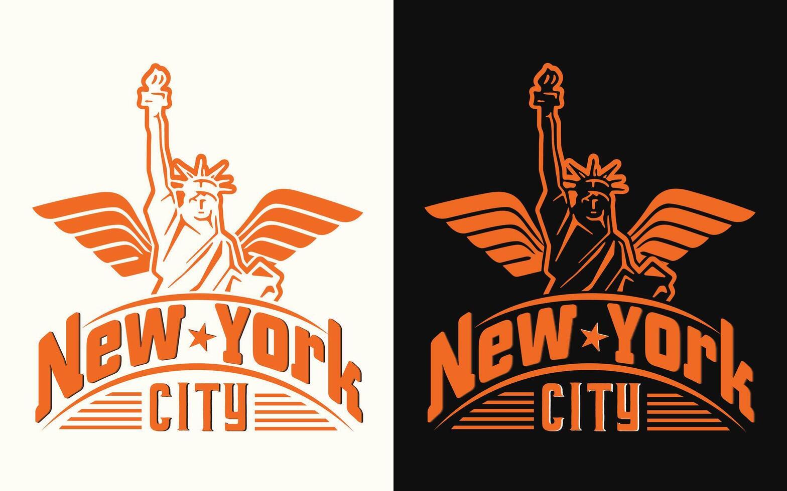 New york city t-shirt design vector