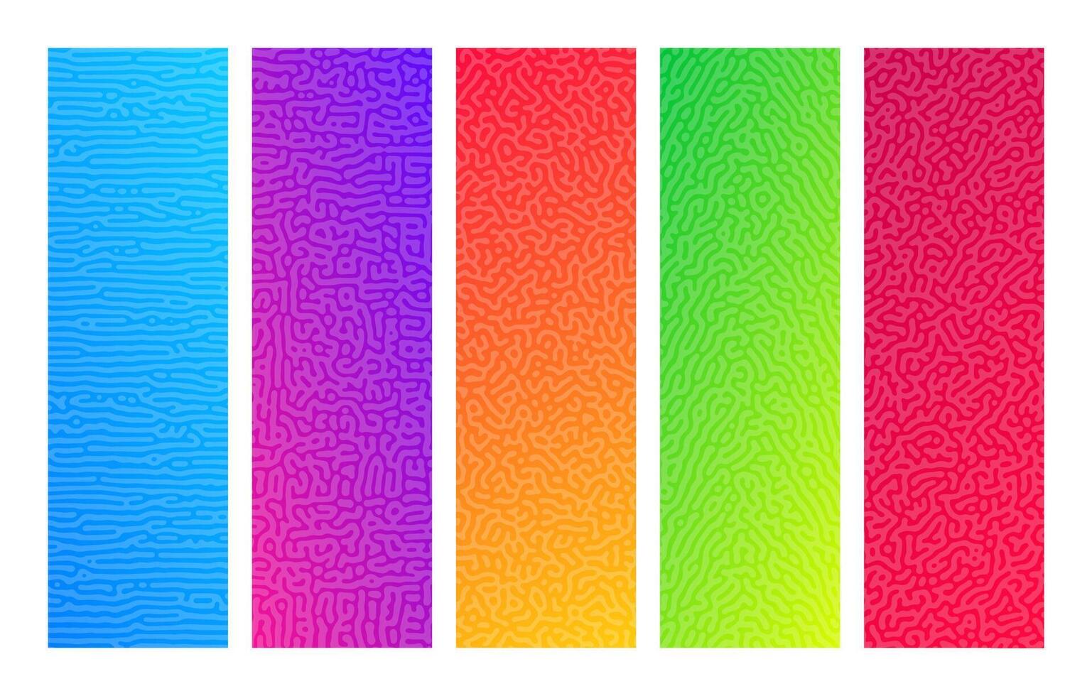 Turing reaction colorful background vector