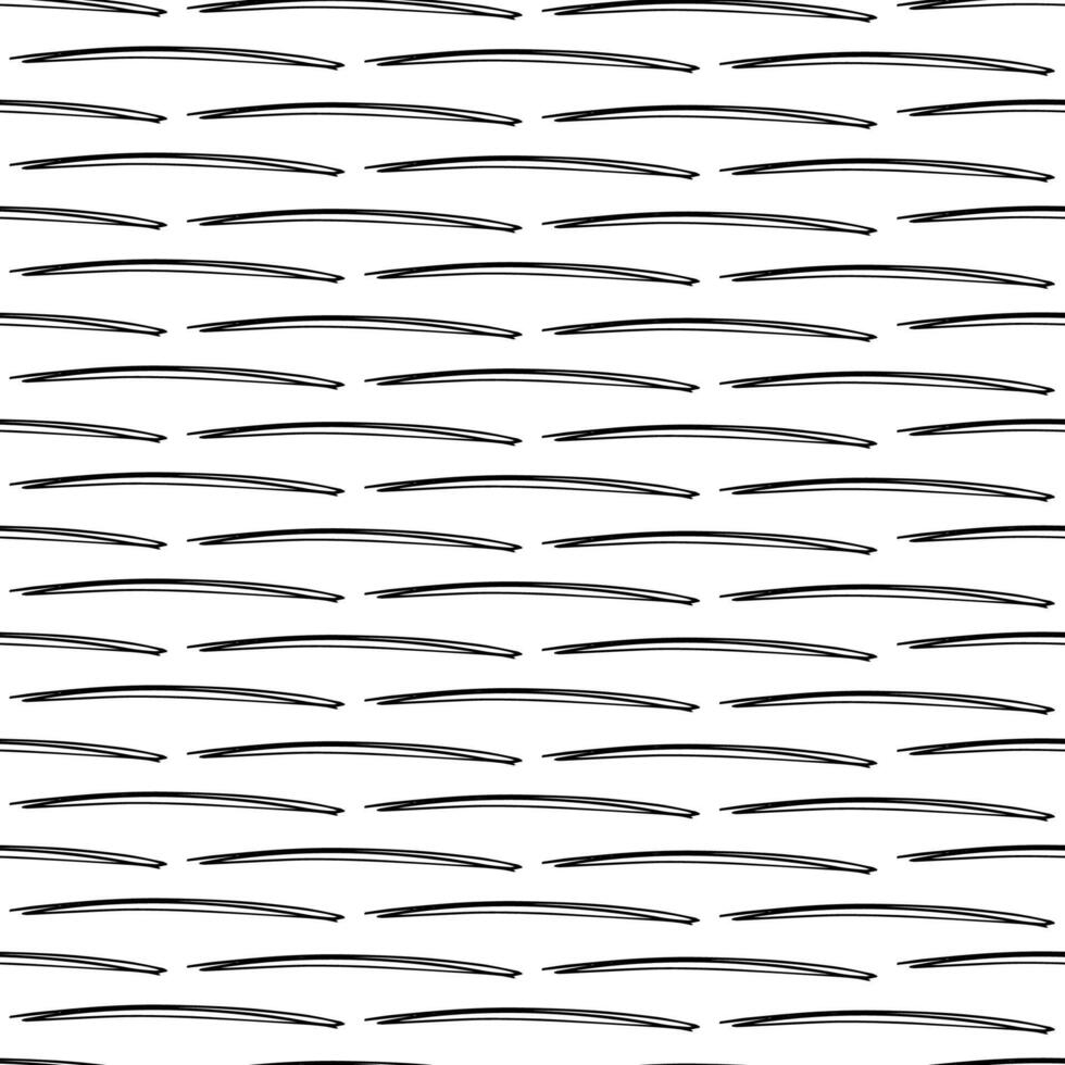 Seamless pattern with black pencil brushstrokes vector