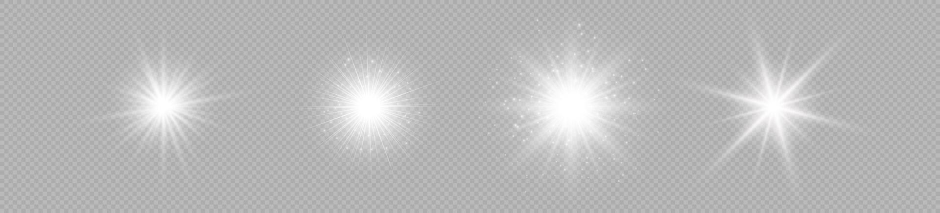 Light effect of lens flares vector