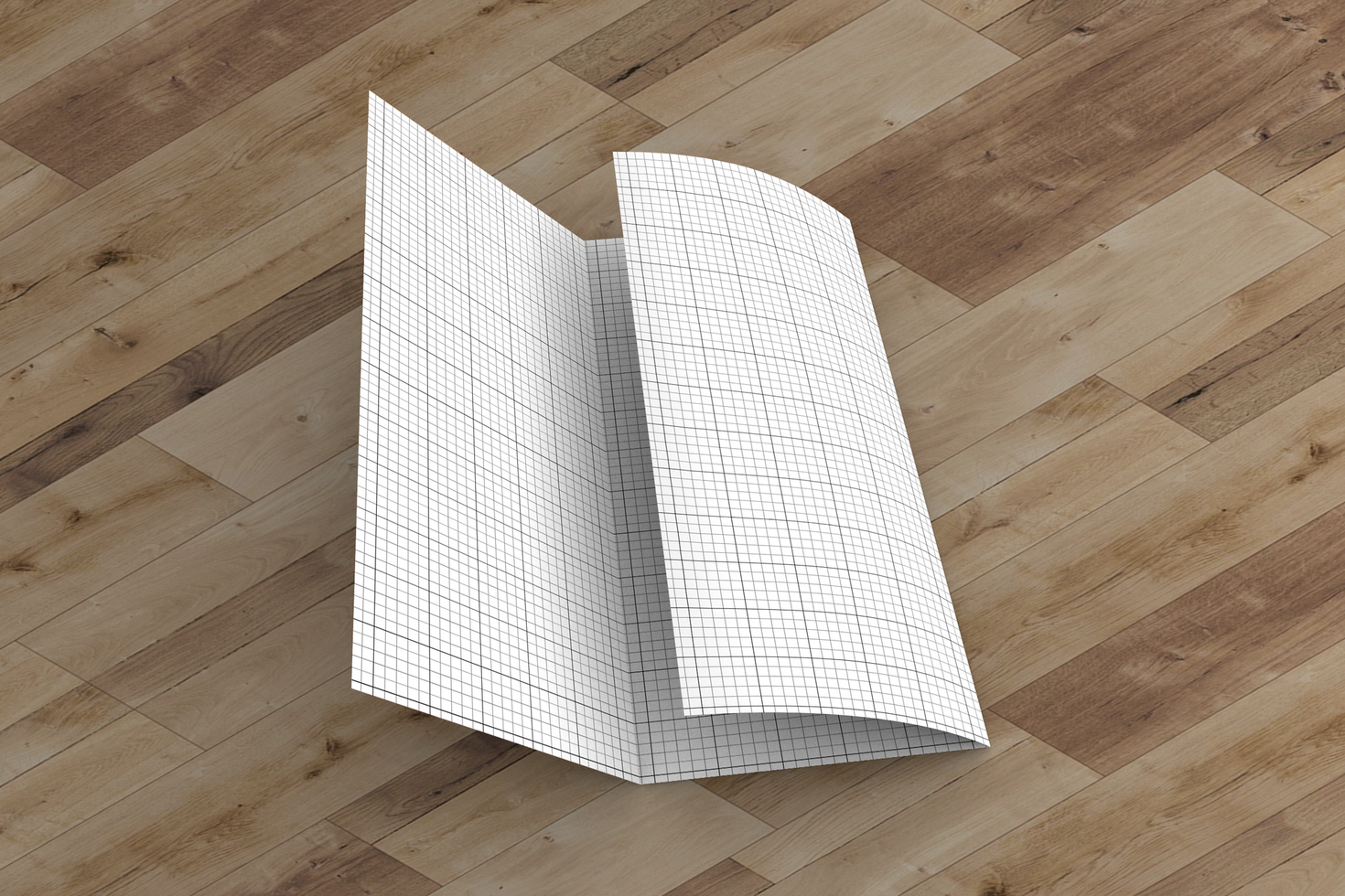 Trifold Brochure Mock-Up psd