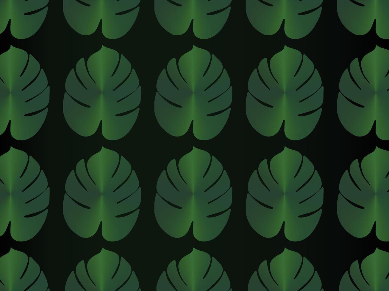 Tree leaves pattern vector