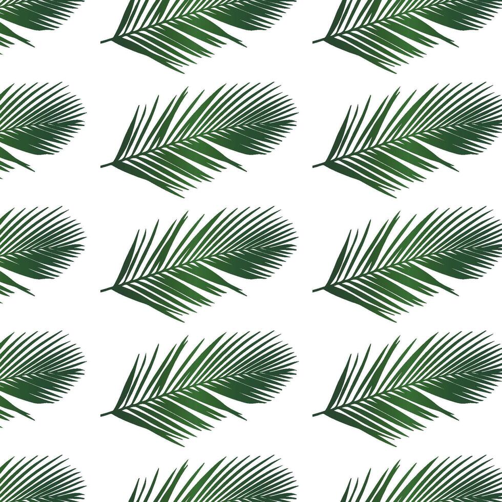 Natural Leaf Repeating Pattern vector