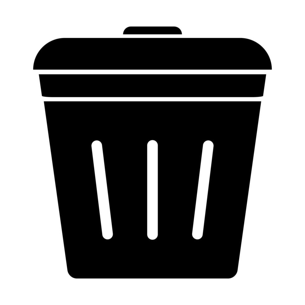 Trash can icon , bin sign, delete symbol isolate on white background for graphic design, logo, web site, social media, mobile app, ui illustration vector