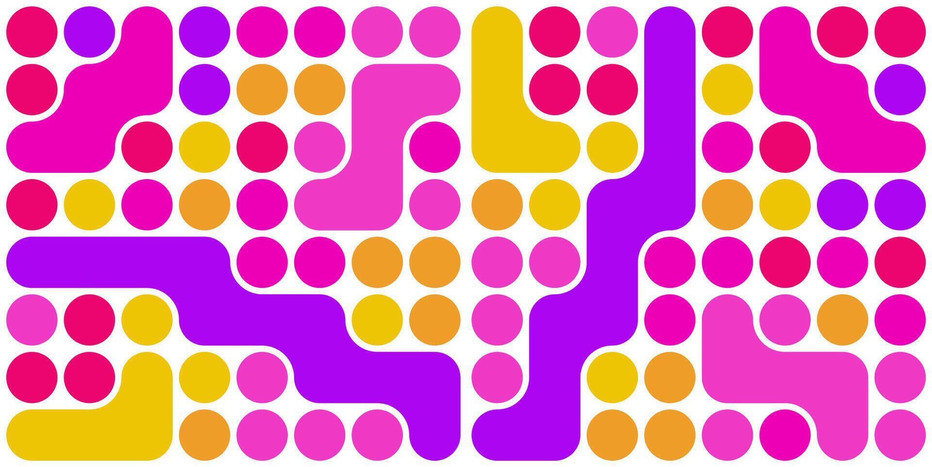 Trendy abstract pattern with liquid shapes, geometry graphics. Modern pattern. Abstract geometric pattern design, seamless pattern. Graphic design element modern style, pink violet colorful background vector
