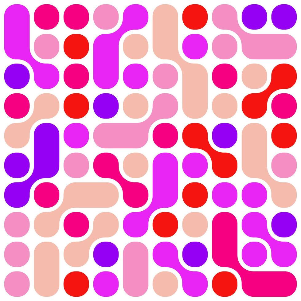 Abstract pattern background in trendy colors. Abstract modern circle, shapes art. Colorful geometric background, Color neo geo seamless pattern. Graphic design element modern pink violet background vector