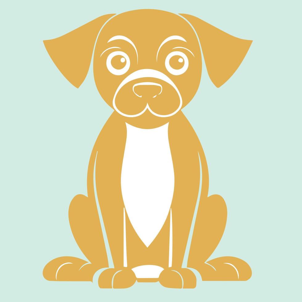 dog with bone design vector