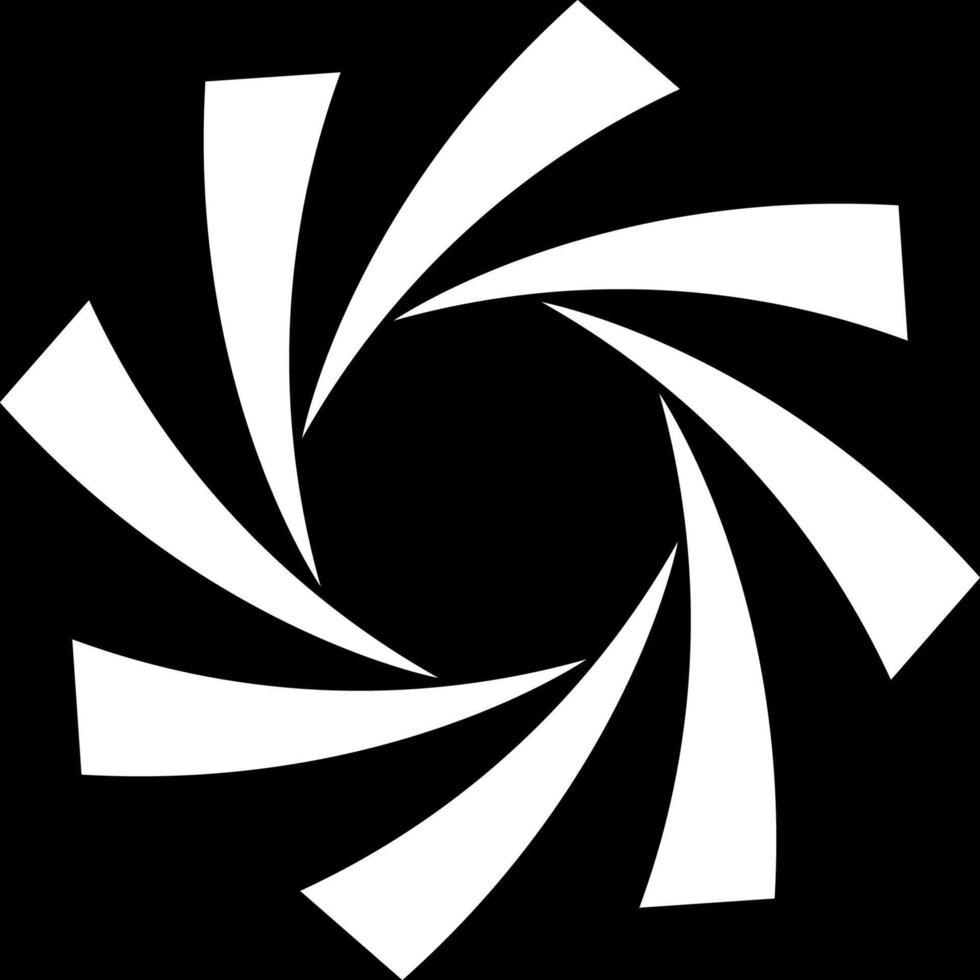 Abstract inside the gun tube barrel grooves. Horizontal background rifled channels. vector