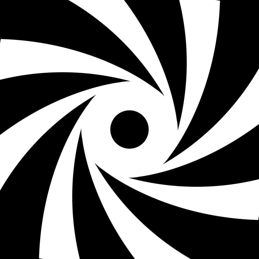 Abstract inside the gun tube barrel grooves. Horizontal background rifled channels. vector