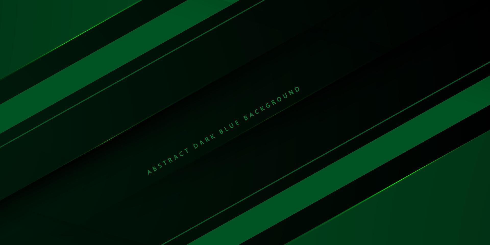 Abstract dark green overlap shadow and lines background. Papercut template with straight line and shapes. Dark green background with trendy pattern design. Eps10 vector