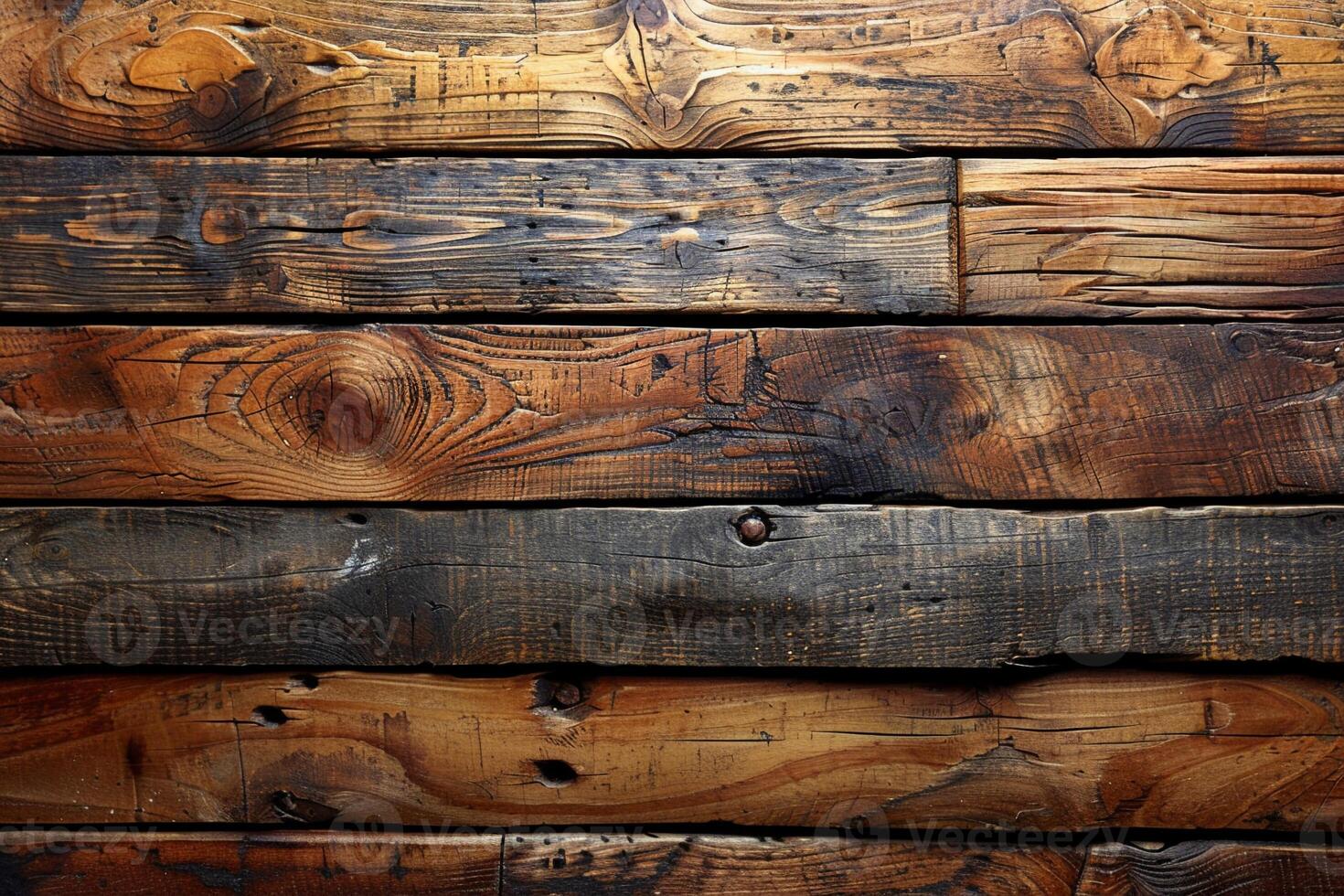 Rustic wood grain texture close-up photo