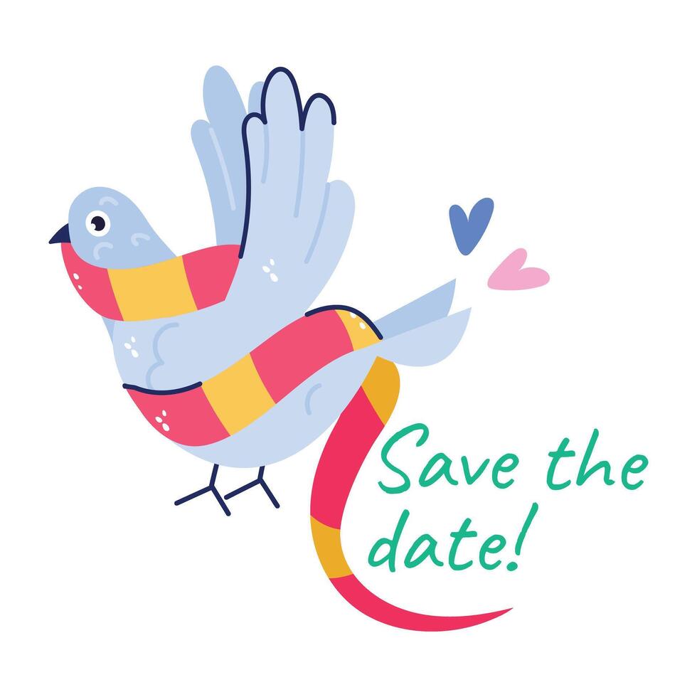 Save the Date vector