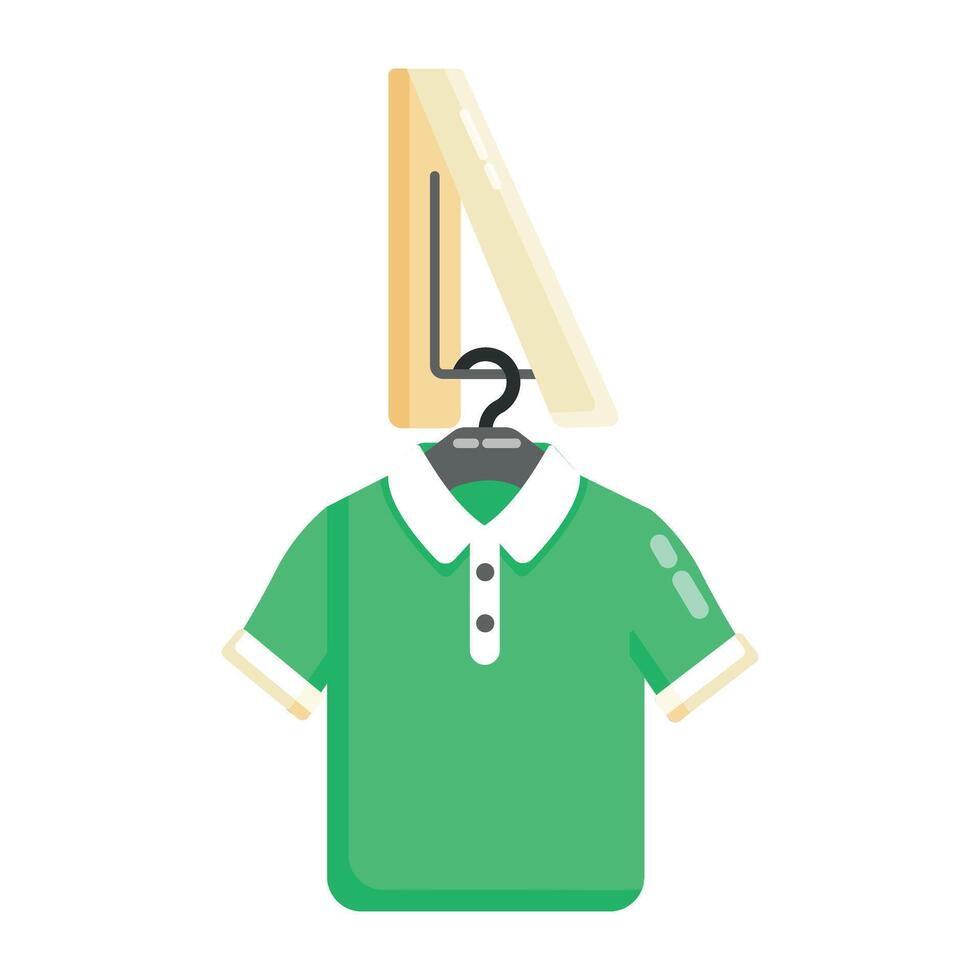 Trendy Clean Shirt vector