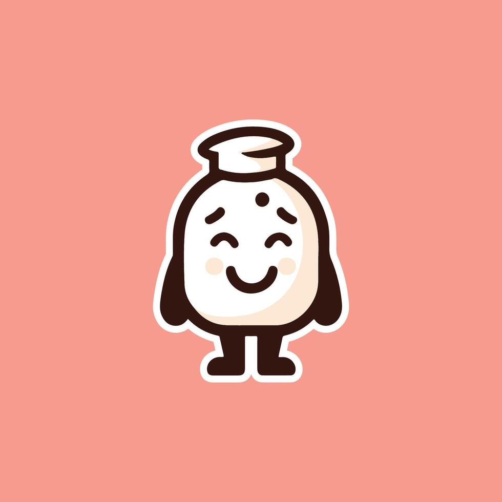 Cute Cartoon Mascot Design vector