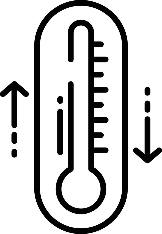 thermodynamics outline illustration vector
