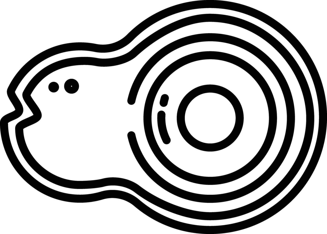 Moray outline illustration vector