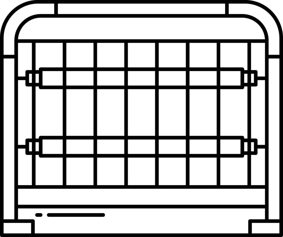 tube killer outline illustration vector