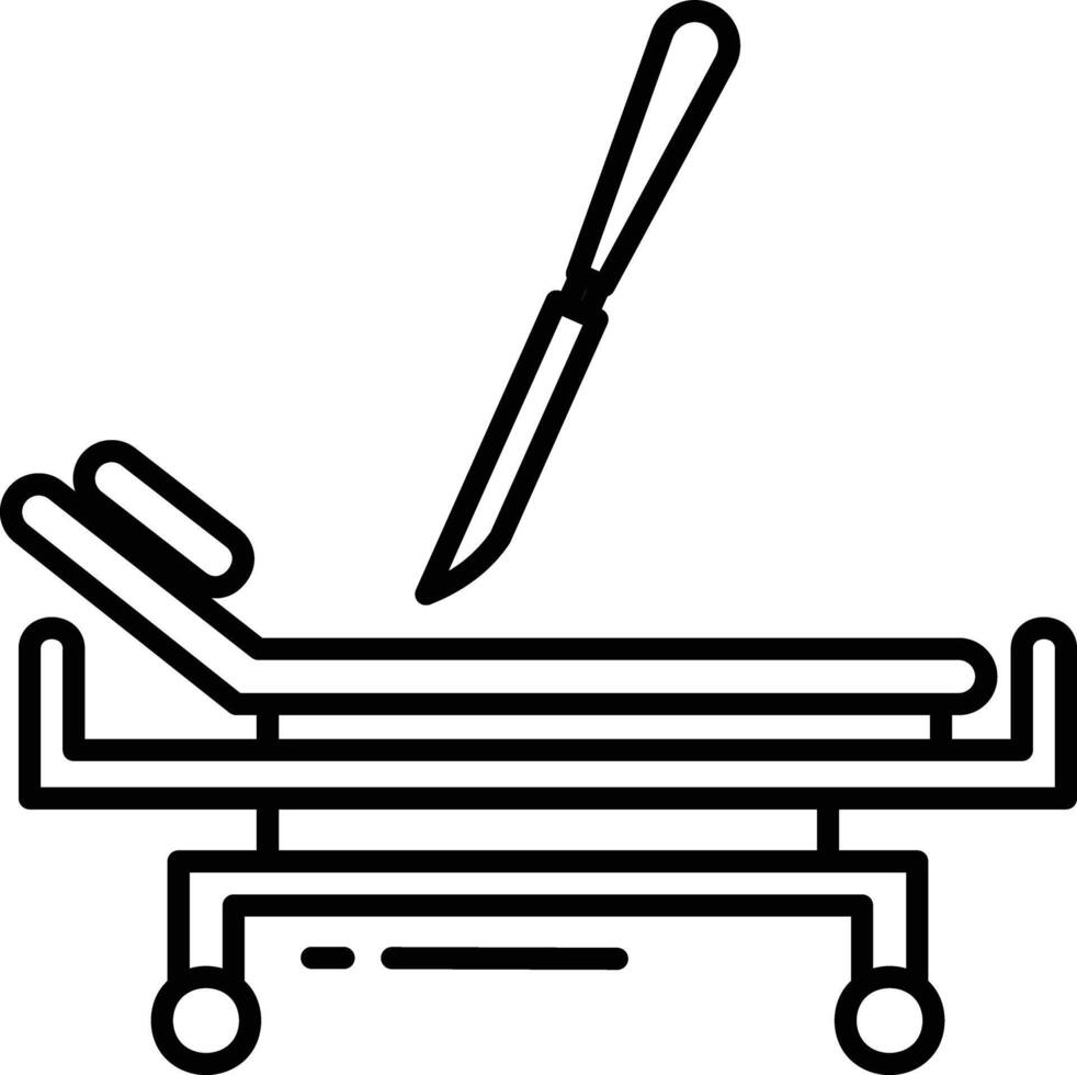 Operation outline illustration vector