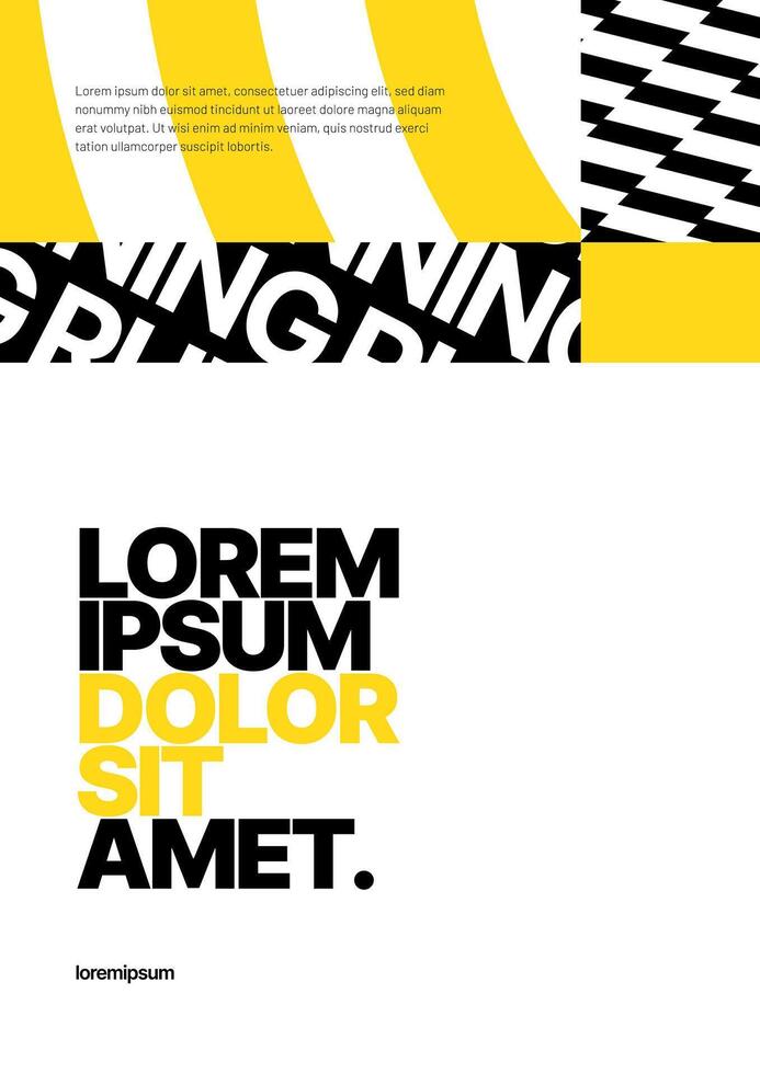 layout template design for run, championship or sports event. Poster design with abstract running track on stadium with lane. Design for flyer, poster, cover, brochure, banner or any layout. vector