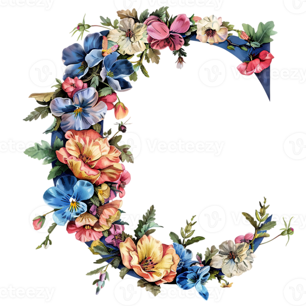 flores alfabeto Projeto png