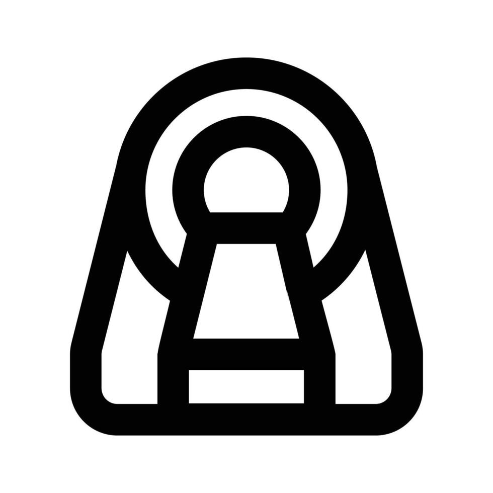 Have a look at this amazing logotype icon of ct scanner, mri machine vector