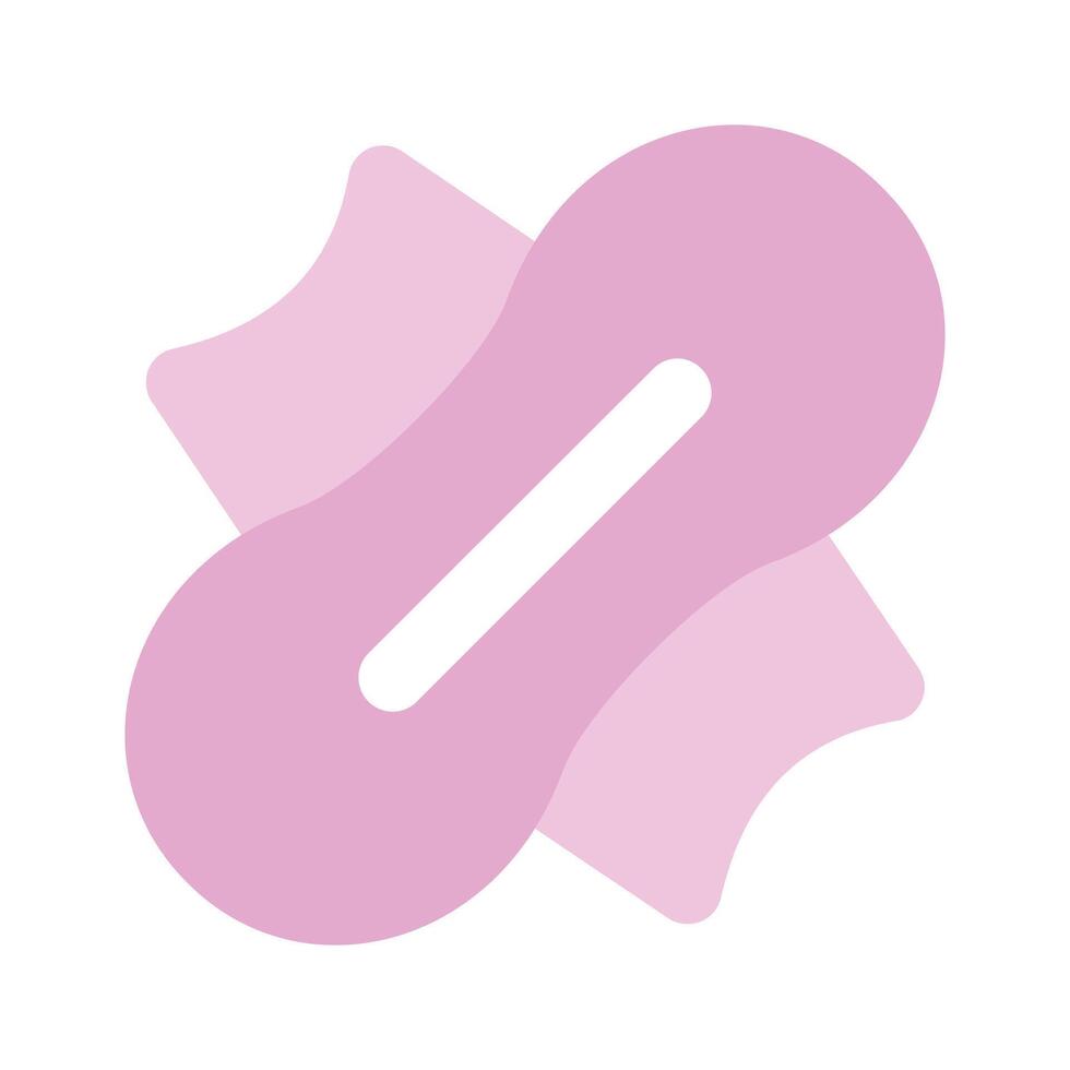 An amazing icon of sanitary pad in trendy style vector
