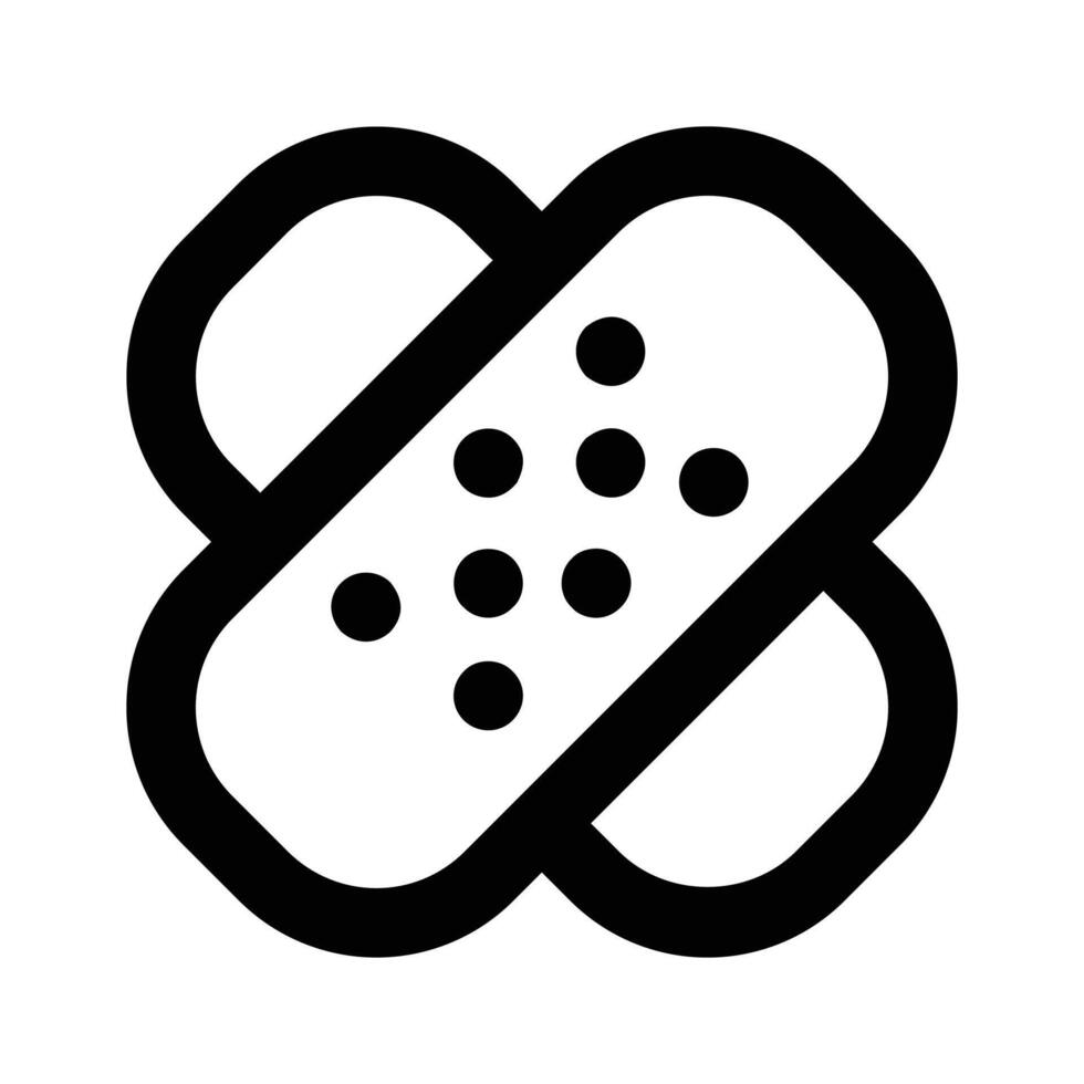 Icon of bandage in trendy style, ready for premium use vector