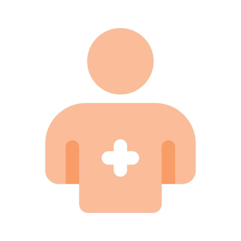 A professional avatar of medical icon trendy design medical doctor vector
