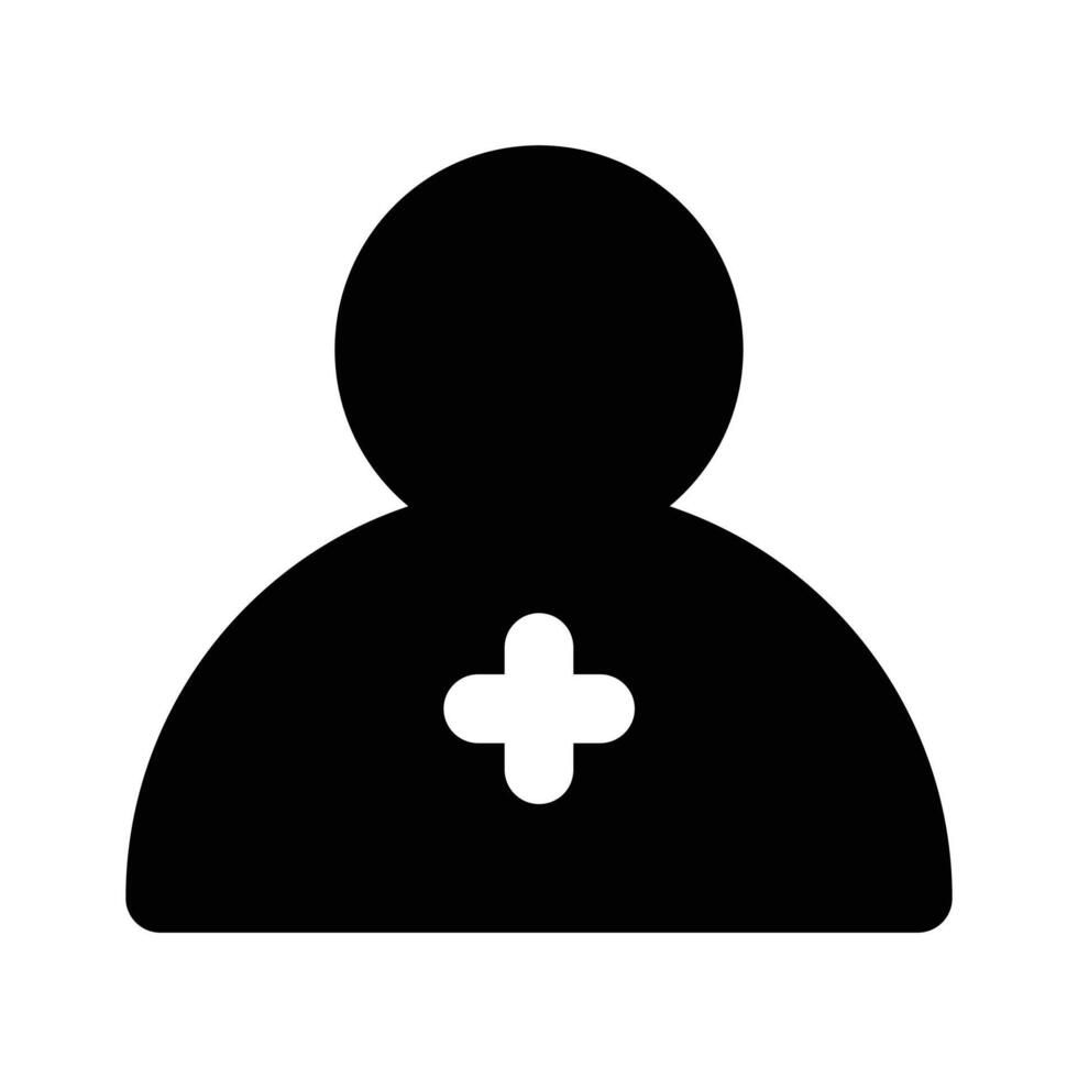 A professional avatar of medical icon trendy design medical doctor vector