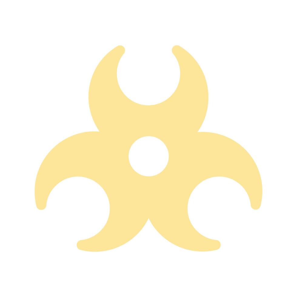 Trendy design of biohazard symbol, ready to use vector