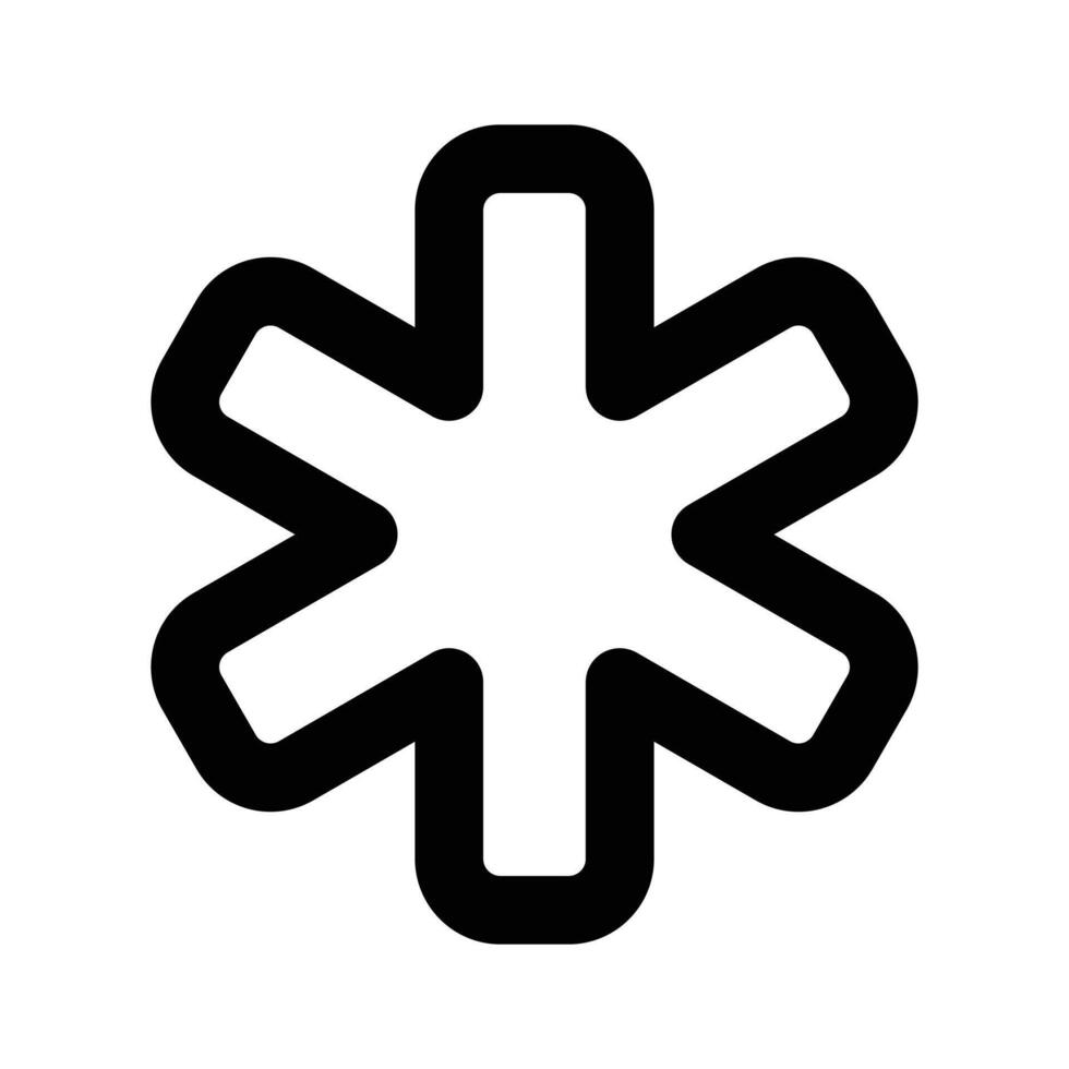 An amazing of medical symbol, editable icon vector